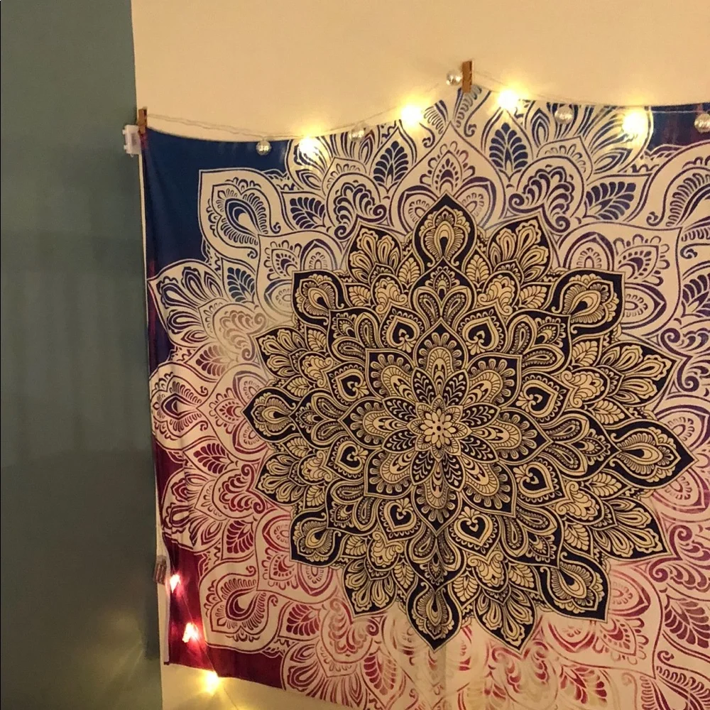 Indian Mandala Flower Wall Tapestry Hanging Boho Style 80
